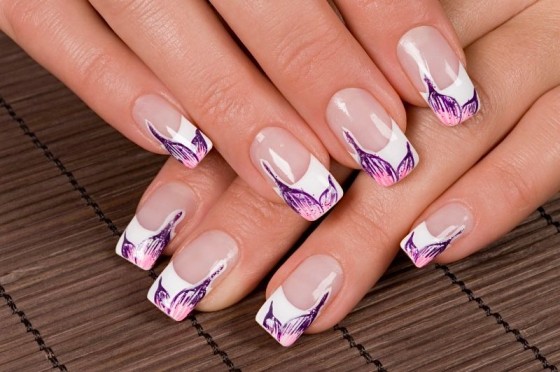 French manicure nail art designs
